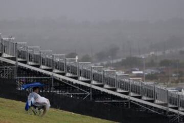 El huracán 'Patricia' se podría transformar en tormenta y podría cancelar la carrera del fin de semana. 