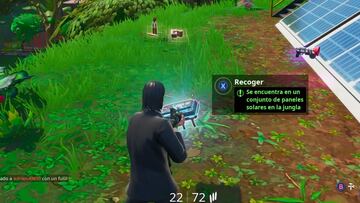 Fortnite Battle Royale: cómo conseguir el Fortbyte #95 en un conjunto de paneles solares en la jungla