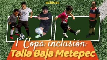 Copa de la Inclusión, primer paso para consolidar Liga Profesional de Futbol de Talla Baja