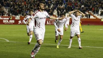 02/12/18 PARTIDO SEGUNDA DIVISION
ALBACETE - ALCORCON
PRIMER GOL EUGENI 1-0 ALEGRIA