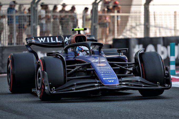 Franco Colapinto con el Williams en 2024