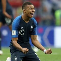 Las mejores imágenes de la final entre Croacia y Francia