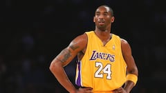 Kobe Bryant, durante la temporada 2006-07 de la NBA, en un partido con Los &Aacute;ngeles Lakers