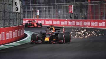 Max Verstappen (Red Bull RB16B). Yeda, Arabia Saud&iacute;. F1 2021.