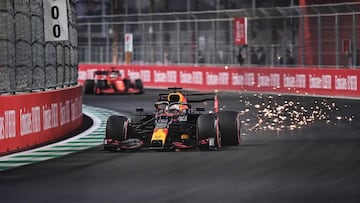 Max Verstappen (Red Bull RB16B). Yeda, Arabia Saud&iacute;. F1 2021.