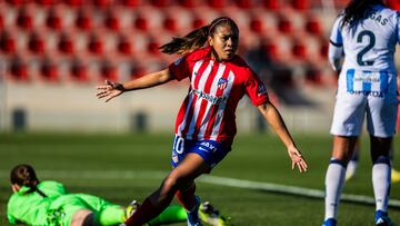 Leicy Santos anota con Atlético ante la Real de Manuela Vanegas