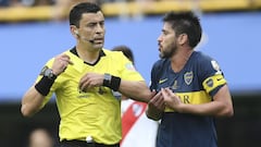 Tobar analizó la ida tras pitar el Boca-River de La Bombonera