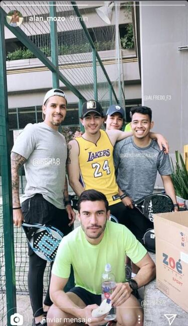 Pese al parón, elementos de Pumas jugaron pádel