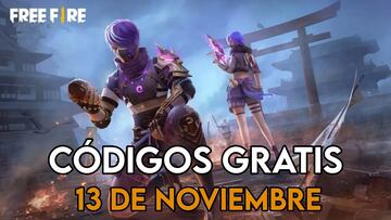 Free Fire 13 de noviembre
