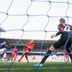 Tablas en el derbi de Liverpool