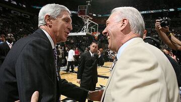 Jerry Sloan y Gregg Popovich.