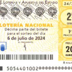 Lotería Nacional: comprobar resultados del Sorteo Extraordinario de Vacaciones de hoy, sábado 6 de julio de 2024