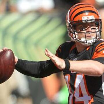 Andy Dalton ha dado un salto de calidad este año, las lesiones le impidieron estar en los partidos decisivos. Si continúa jugando a ese nivel los Bengals optan a todo.