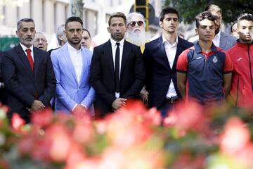 Ramón Robert, Sergio García, Raúl Tamudo, Gerard Moreno y David López.