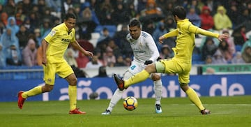 Casemiro con el balón. 