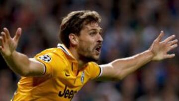 Fernando Llorente celebra su gol.