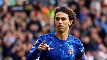 João Félix, jugador del Chelsea, celebra el gol anotado ante el Wolverhampton.