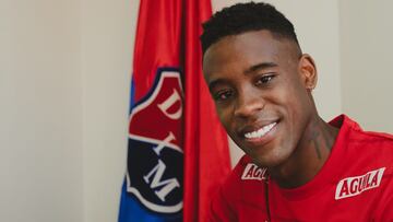 Jordy Monroy fue presentado este martes 19 de julio como nuevo jugador de Independiente Medellín.