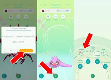 Al iniciar sesi&oacute;n en Pok&eacute;mon HOME en m&oacute;viles, si tenemos Pok&eacute;mon pendientes de ser recogidos, la app nos avisa