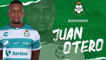 Santos presenta a su nuevo refuerzo Juan Otero