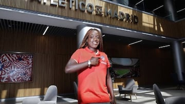 La lateral francesa Grace Kazadi, sexta incorporación del Atlético