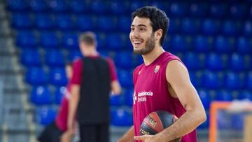 Álex Abrines se muestra felix por volver al Palau Blaugrana.