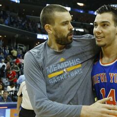 Marc y Pau Gasol se medirán por primera vez en los Playoffs