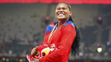 La lanzadora de disco de Cuba logró medallas de oro en los Juegos Panamericanos de Toronto y en los Campeonatos Mundiales de Atletismo de Pekín. También alcanzó su mejor marca personal, con una distancia de 70,65 metros. 