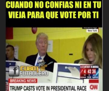 Los memes deportivos que dejó el histórico triunfo de Trump