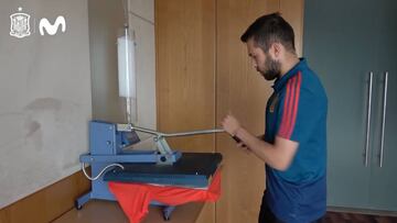 ¿Será un nuevo ritual? Jordi Alba imprimió su propia camiseta para Rusia