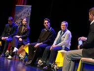 Félix Palomares, Daniela Rodríguez, Nacho Vidal, María José Climent y Julián Burgos.