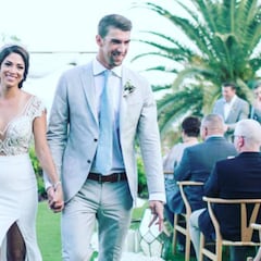 Michael Phelps comparte en Instagram las fotos de su boda
