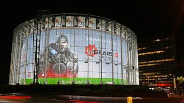 Céntrica calle de Londres con motivo del lanzamiento de Gears 5.