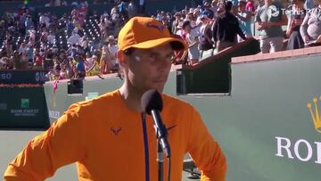 El discurso impecable de Rafa Nadal: honestidad pura para honrar el partido de Korda