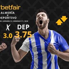 UD Almería vs. Deportivo de La Coruña: horario, dónde ver, pronósticos y clasificación
