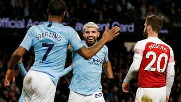 Manchester City y Arsenal se enfrentan la jornada 25 de la Premier League