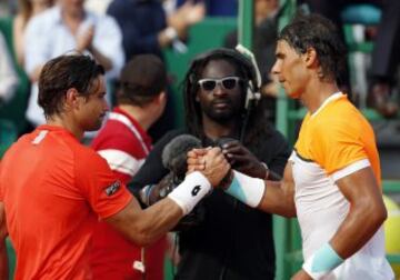 Rafael Nadal y David Ferrer.