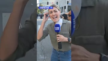Vídeo: Policía de Los Ángeles dispara a reportera y causa indignación