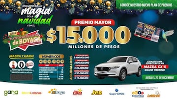 Lotería de Navidad Gran Extraordinario de Boyacá: plan de premios y cuánto dinero se reparte