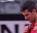 La lluvia aplaza el partido entre Djokovic y Tsitsipas
