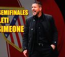 Simeone, rey de las semis con el Atleti: pasó cuatro de las cinco