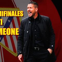 Simeone, rey de las semis con el Atleti: pasó cuatro de las cinco