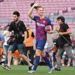 La presentación de Frenkie de Jong con el Barcelona
