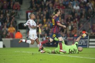 Messi marcó el 3-1.