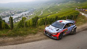 Dani Sordo durante el Rally Alemania 2016.