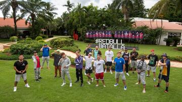 Event Participants pose for a portrait previous to Red Bull Batalla de los Gallos International Final at Santo Domingo, Dominican Republic on December 10, 2020 // Marcos Ferro/Red Bull Content Pool // SI202012110073 // Usage for editorial use only // 