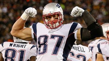 El tight end de los Patriots. 
