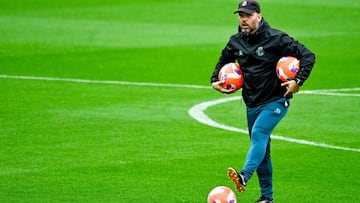 José Alberto, entrenador del Racing.