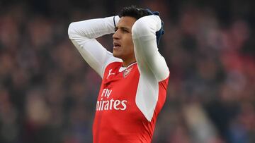 Alexis Sánchez no jugará el partido de FA Cup del Arsenal