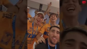 Tigres cantó ‘Te deseo lo mejor’ en su vestidor tras vencer a las Chivas